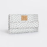 Travel Wallet | Laminated Fabric Scale Away with me - Moonstruck / Chunky Zip Travel Wallet Fabric by Thandana