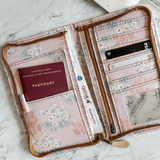 Travel Wallet Large | Laminated Fabric Travel Wallet Fabric by Thandana