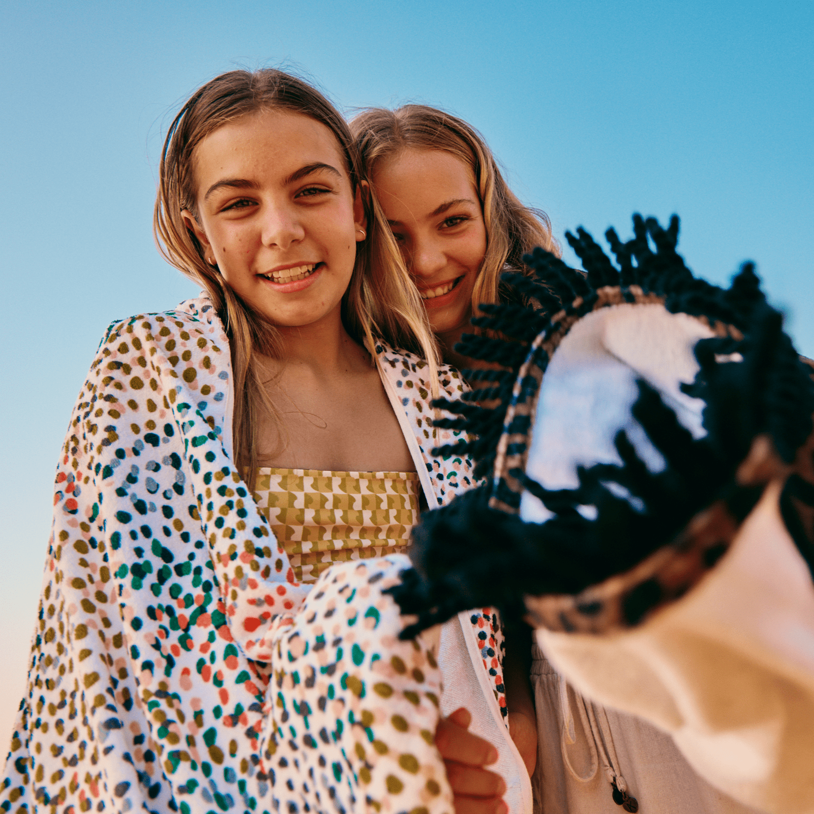 Turkish Terry Beach Towel Utility Shopper Bag by Thandana