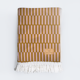 Turkish Terry Beach Towel White Tass - Indie - Sunset Utility Shopper Bag by Thandana