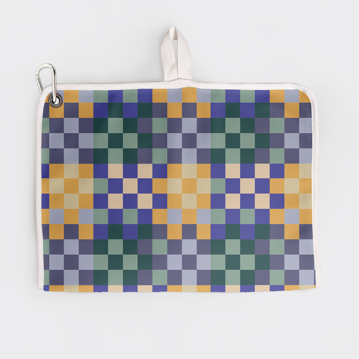 Turkish Terry Golfbag Towel | in Stock Checker - Jet / Chunky Zip (new) Golf Bag Towel by Thandana