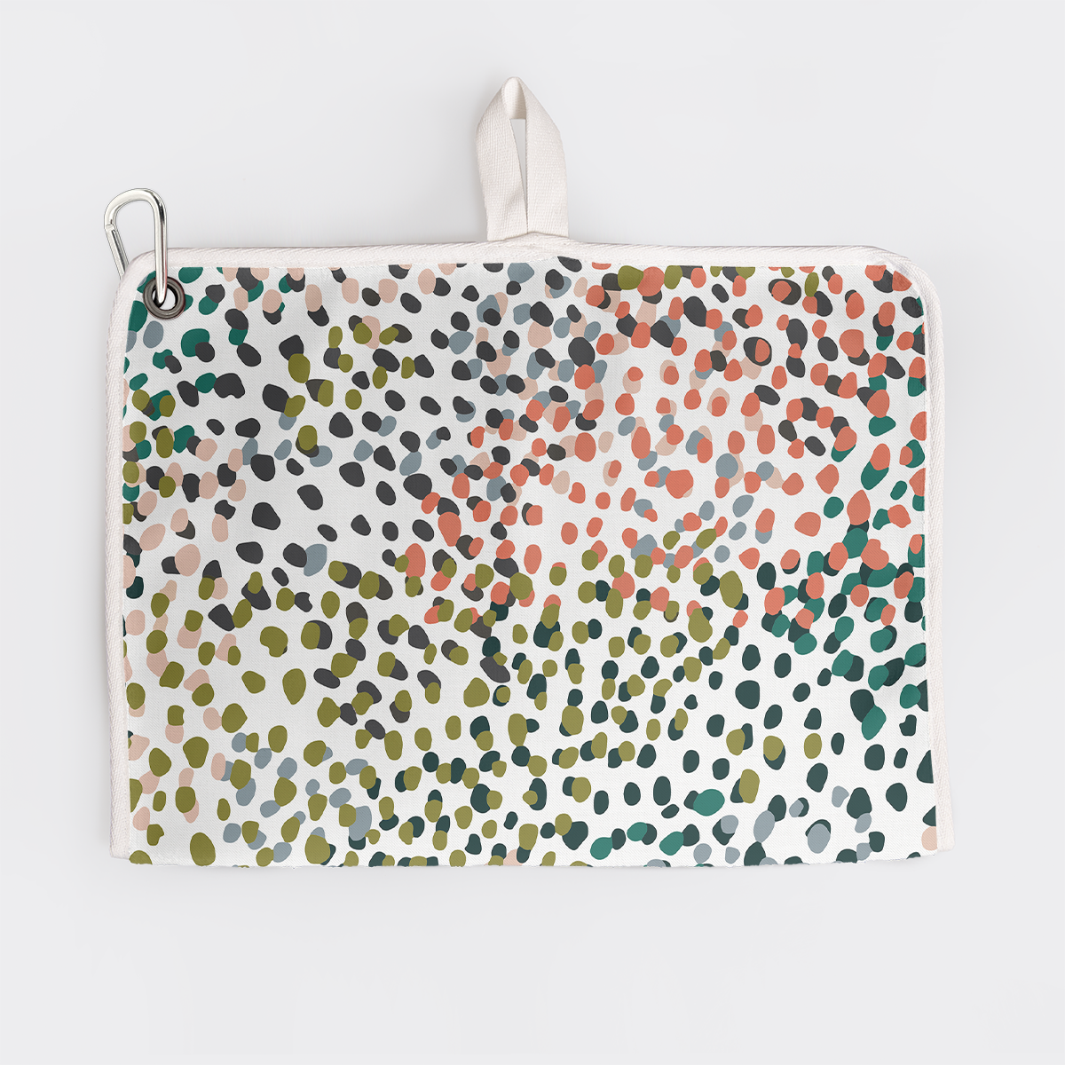 Turkish Terry Golfbag Towel | in Stock Confetti - All About / Chunky Zip (new) Golf Bag Towel by Thandana