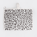Turkish Terry Golfbag Towel | White Cheetah - White Golf Bag Towel by Thandana