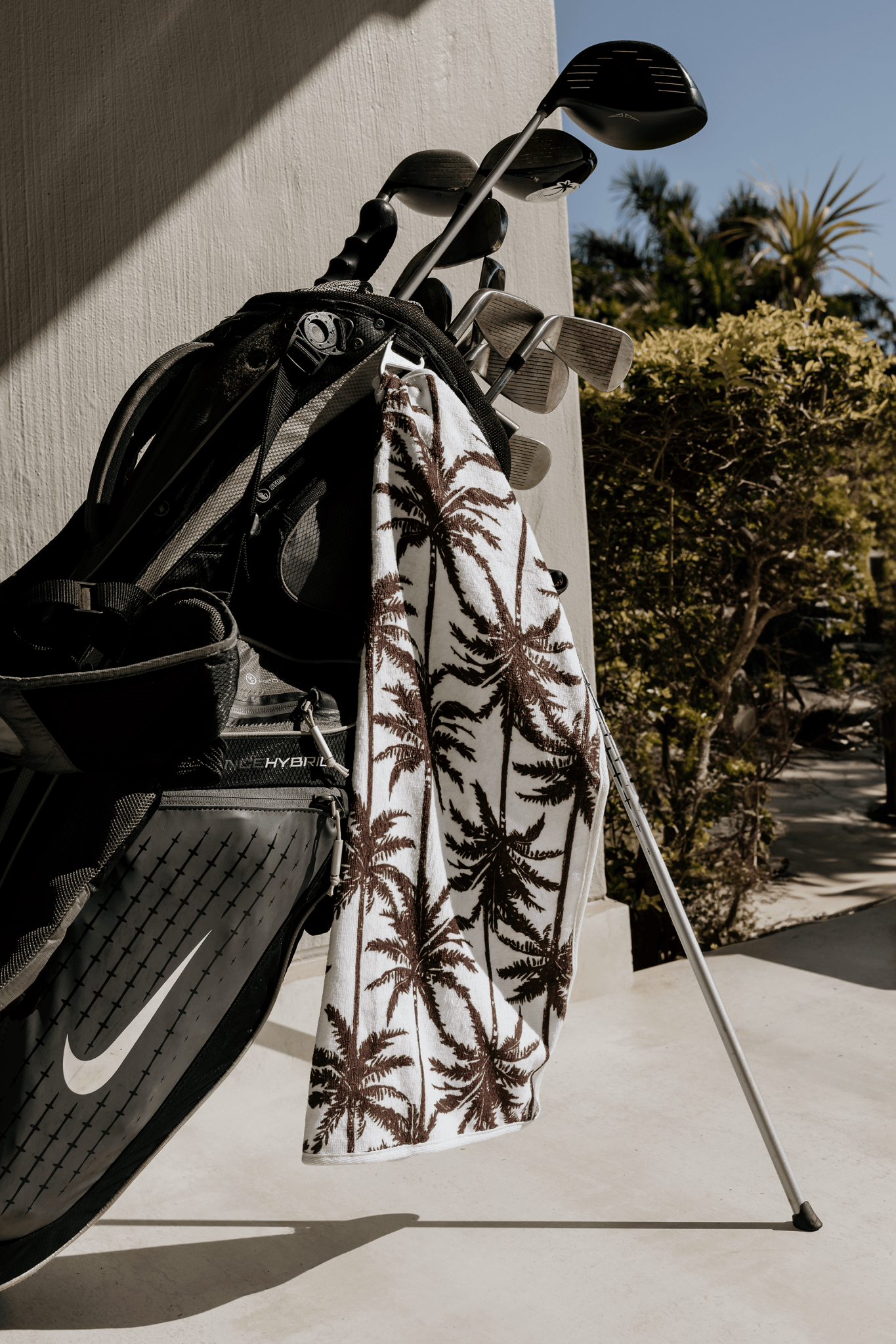 Turkish Terry Golfbag Towel | White Golf Bag Towel by Thandana