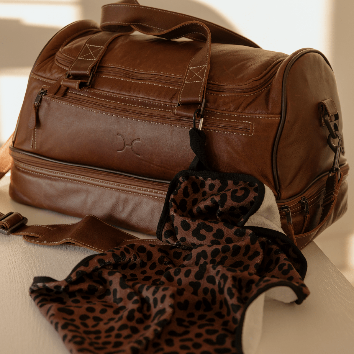 Turkish Terry Golfbag Towel | White Golf Bag Towel by Thandana