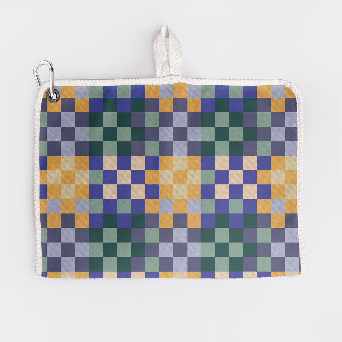 Turkish Terry Gym Sweat Towel Checker - Jet Sport Gym Bag by Thandana