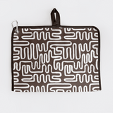 Turkish Terry Gym Sweat Towel Geo - Black Sport Gym Bag by Thandana