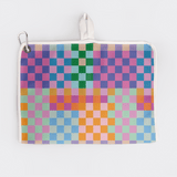 Turkish Terry Gym Sweat Towel - in Stock Checker - Preppy Sport Gym Bag by Thandana
