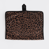 Turkish Terry Gym Sweat Towel - in Stock Cheetah - Coffee Sport Gym Bag by Thandana