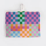 Turkish Terry Towel Burp Cloth Checker - Preppy Bib by Thandana