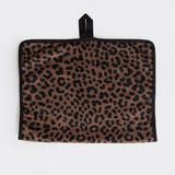 Turkish Terry Towel Burp Cloth - in Stock Cheetah – Coffee Bib by Thandana