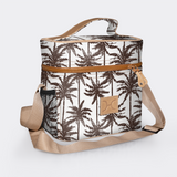 Tween cooler bag | laminated fabric - palm -neutral - tween cooler