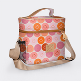 Tween cooler bag | laminated fabric - smiley - blush - tween cooler