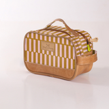 Vanity bag | laminated fabric with genuine leather - indie - sunset - vanity fabric