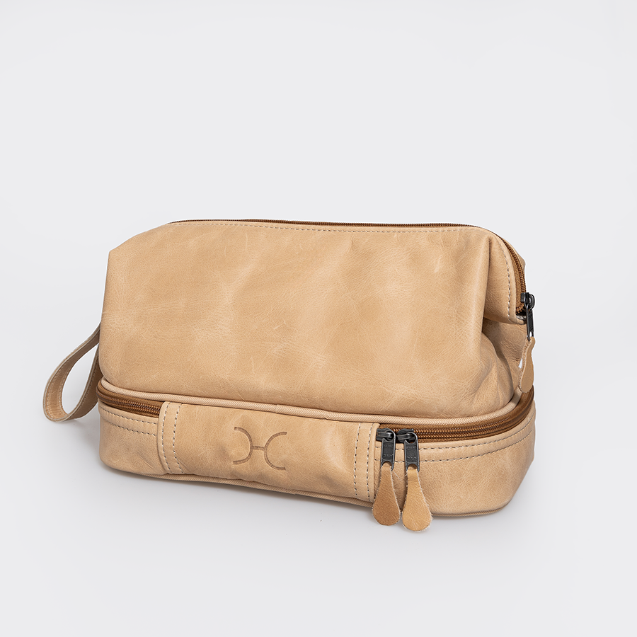 Wash Bag Unisex | Genuine Leather Vanity Bag by Thandana