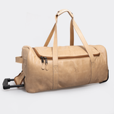 Wheelie Travel Bag | Genuine Leather Large Weekender Luggage Bag by Thandana