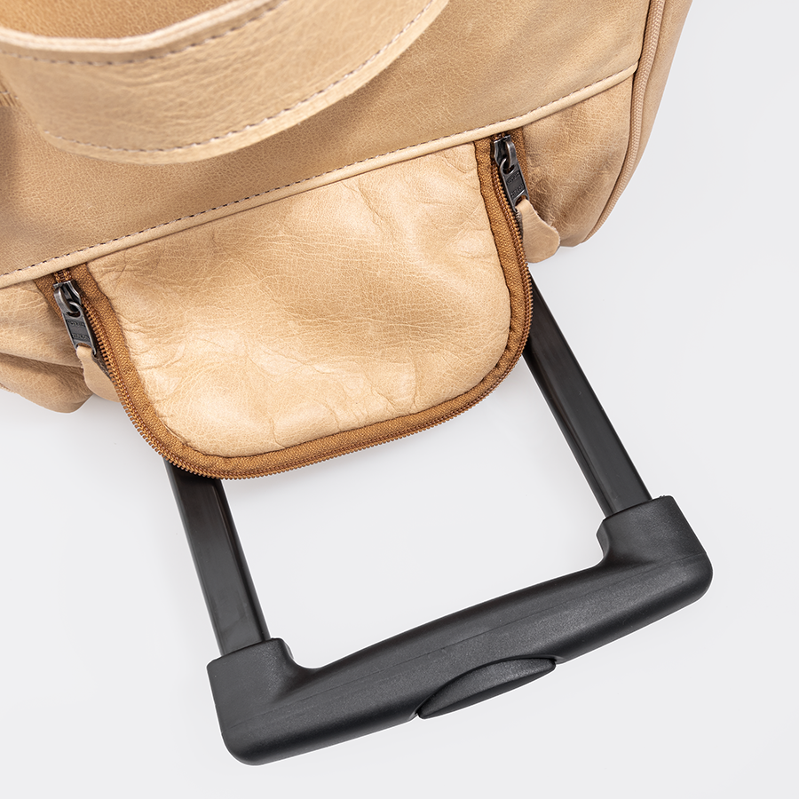 Wheelie Travel Bag | Genuine Leather Large Weekender Luggage Bag by Thandana