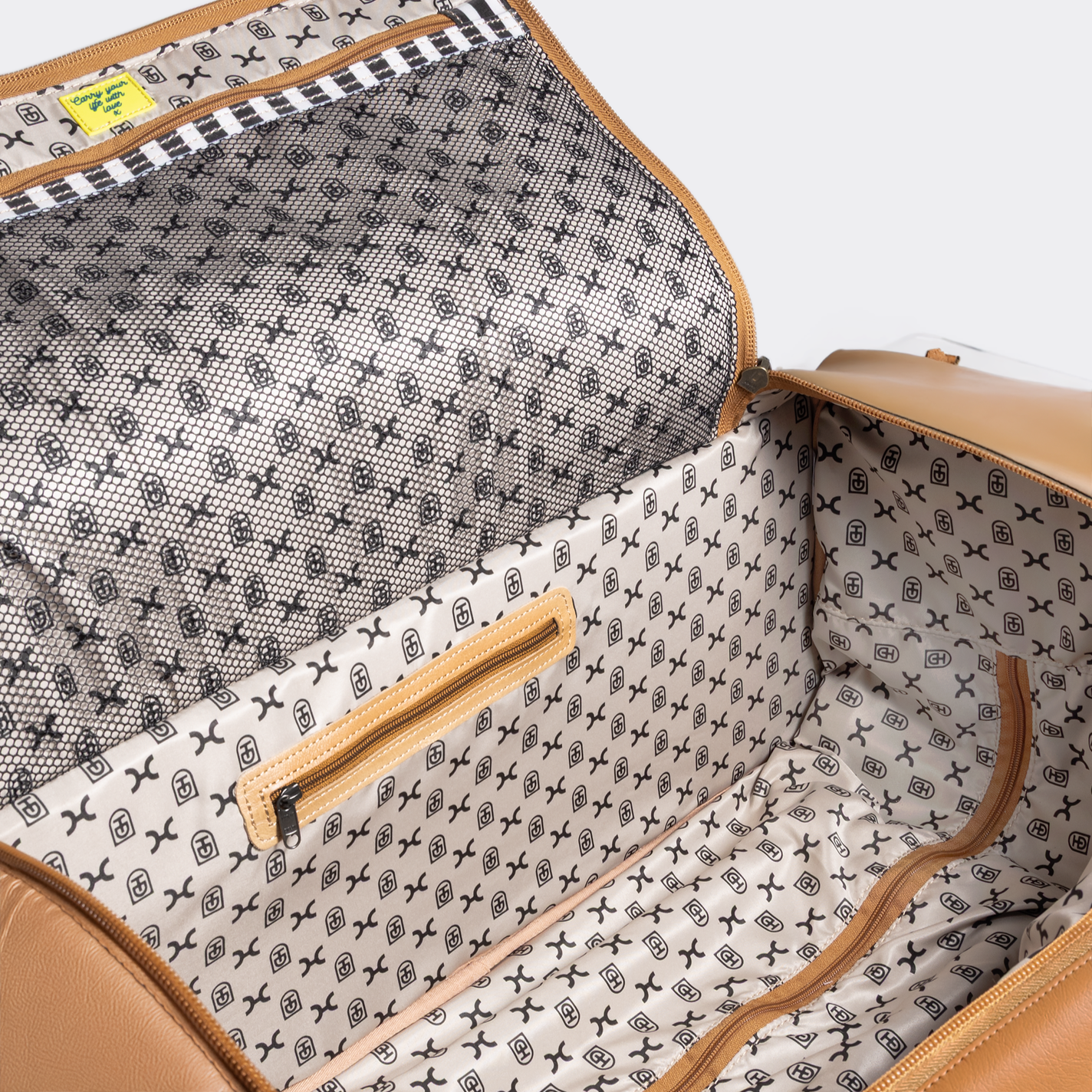 Wheelie Travel Bag | Wax Canvas with Genuine Leather Large Weekender Luggage Bag by Thandana