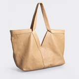 Willow Handbag | Genuine Leather Hazelnut Leather / Gunmetal (default) Willow Handbag by Thandana