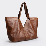 Willow Handbag | Genuine Leather Tobac Leather / Gunmetal (default) Willow Handbag by Thandana