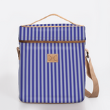 Wine Cooler Jumbo | Laminated Fabric with Genuine Leather Beverage Cooler Fabric Bag by Thandana