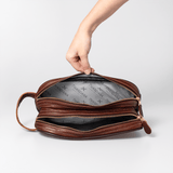 Women's Double Zip Vanity Leather - Thandana UK