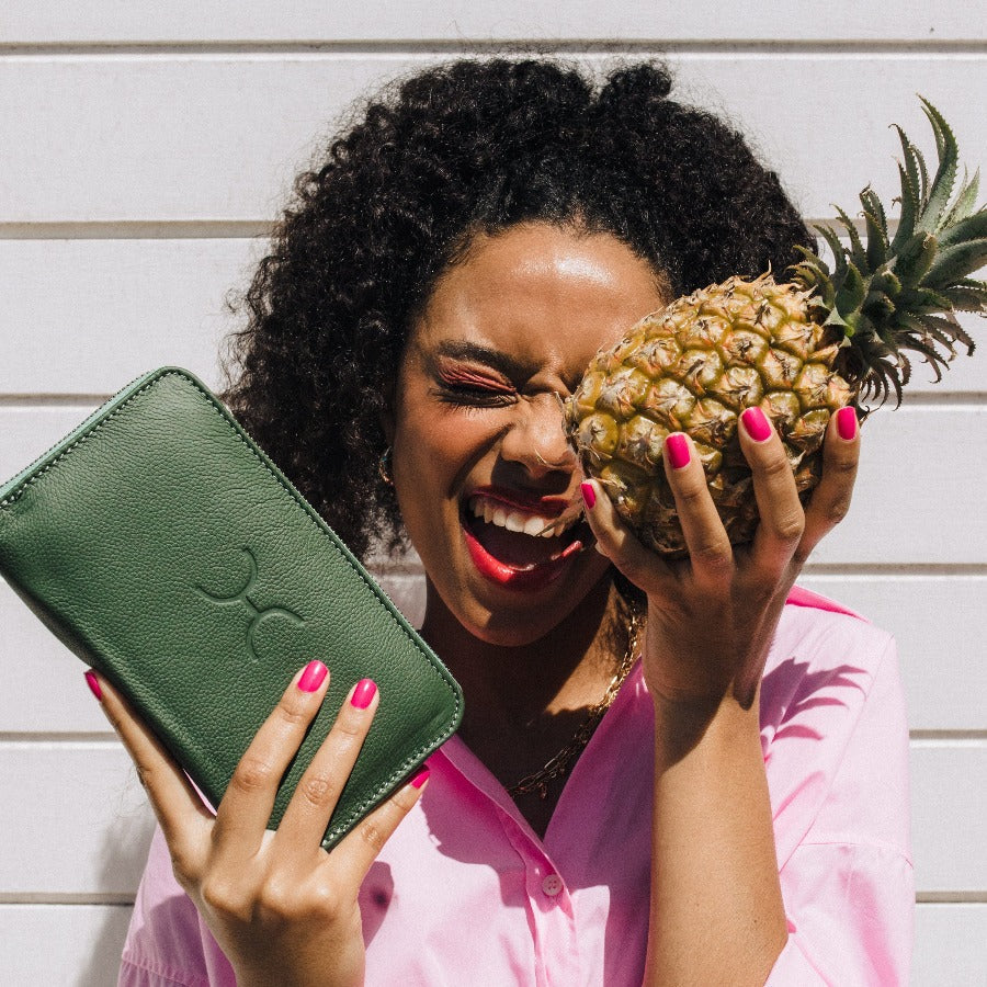 Women’s Large Purse | Genuine Leather Wallet by Thandana