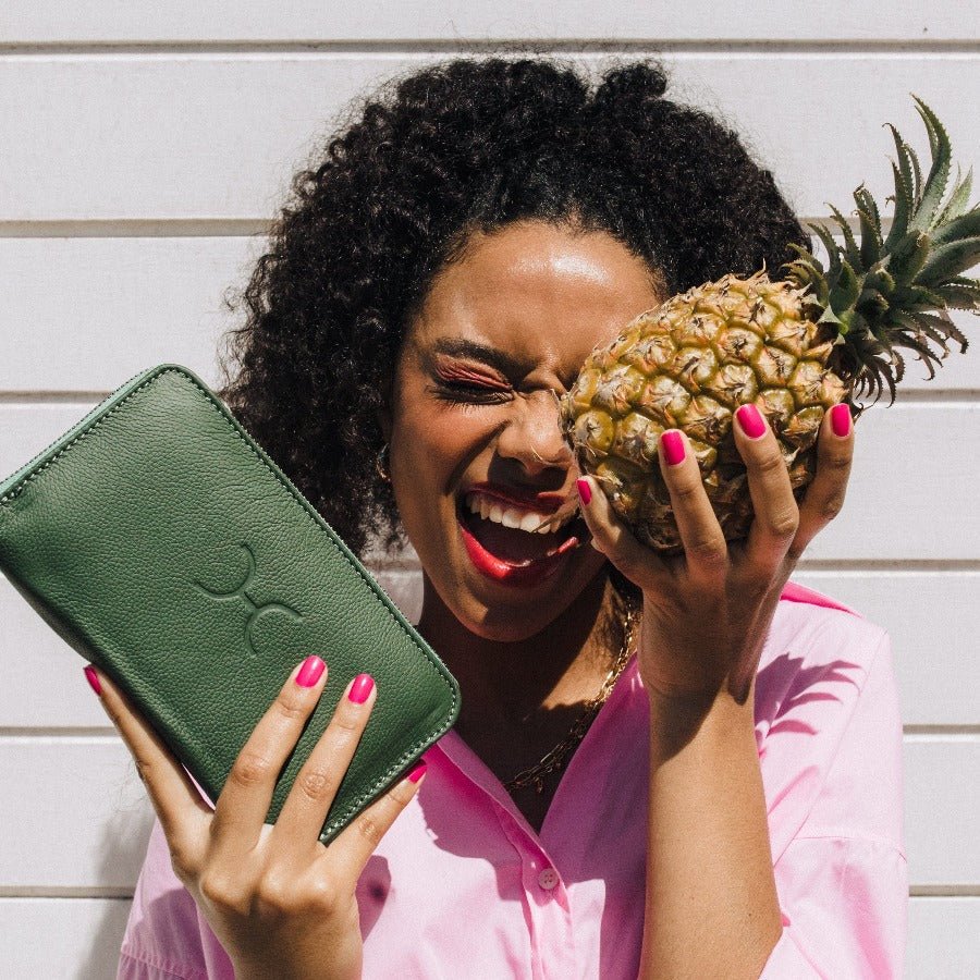 Women’s Large Purse | Genuine Leather Wallet by Thandana