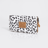 Women’s Large Purse| Laminated Fabric with Genuine Leather Ladies Large Wallet Fabric by Thandana