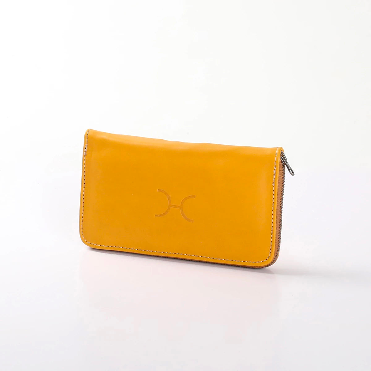 Women’s Large Wallet | Genuine Leather | Corporate Mustard Leather / Gunmetal (default) Wallet by Thandana