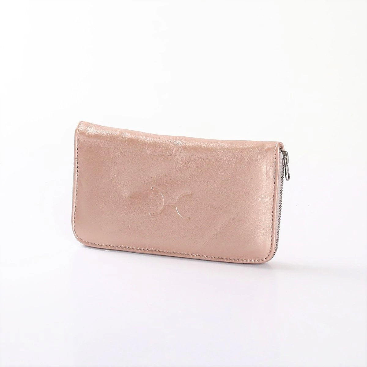 Women’s Large Wallet | Genuine Leather | Corporate Rose Gold Leather / Gunmetal (default) Wallet by Thandana
