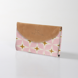 Women’s Purse | Laminated Fabric with Genuine Leather Nova - Blush Ladies Wallet by Thandana