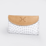 Women’s Purse | Laminated Fabric with Genuine Leather Scale Away with me - Moonstruck Ladies Wallet by Thandana