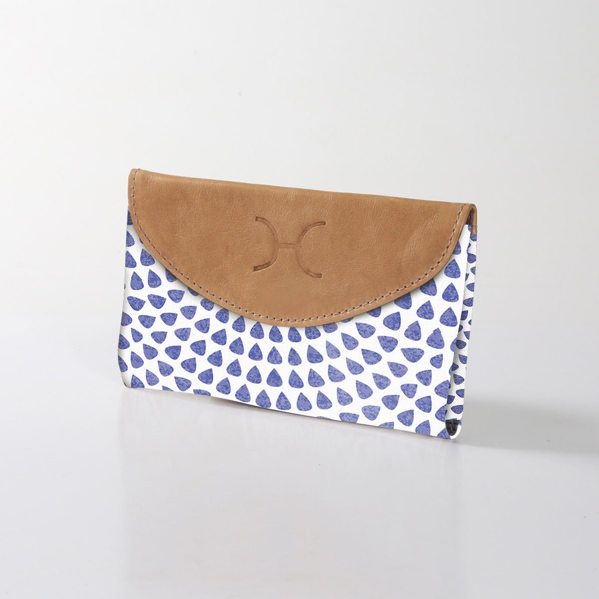Women’s Purse | Laminated Fabric with Genuine Leather Scale Away with me - Dazzling Blue Ladies Wallet by Thandana