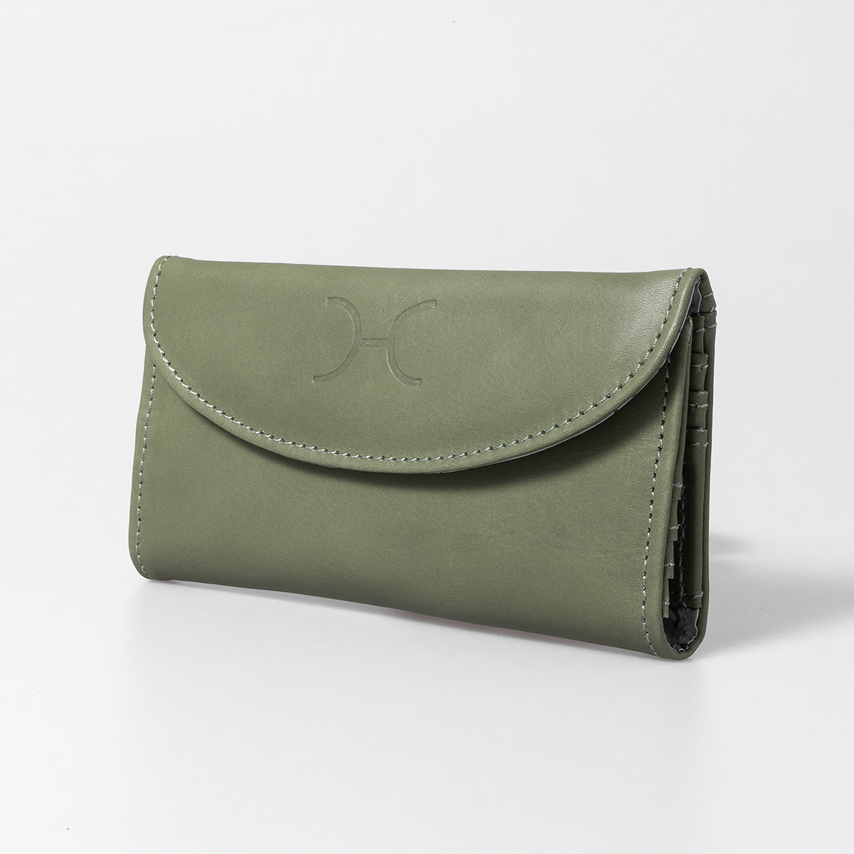 Women’s Wallet | Genuine Leather | Corporate Green Leather Ladies Wallet by Thandana