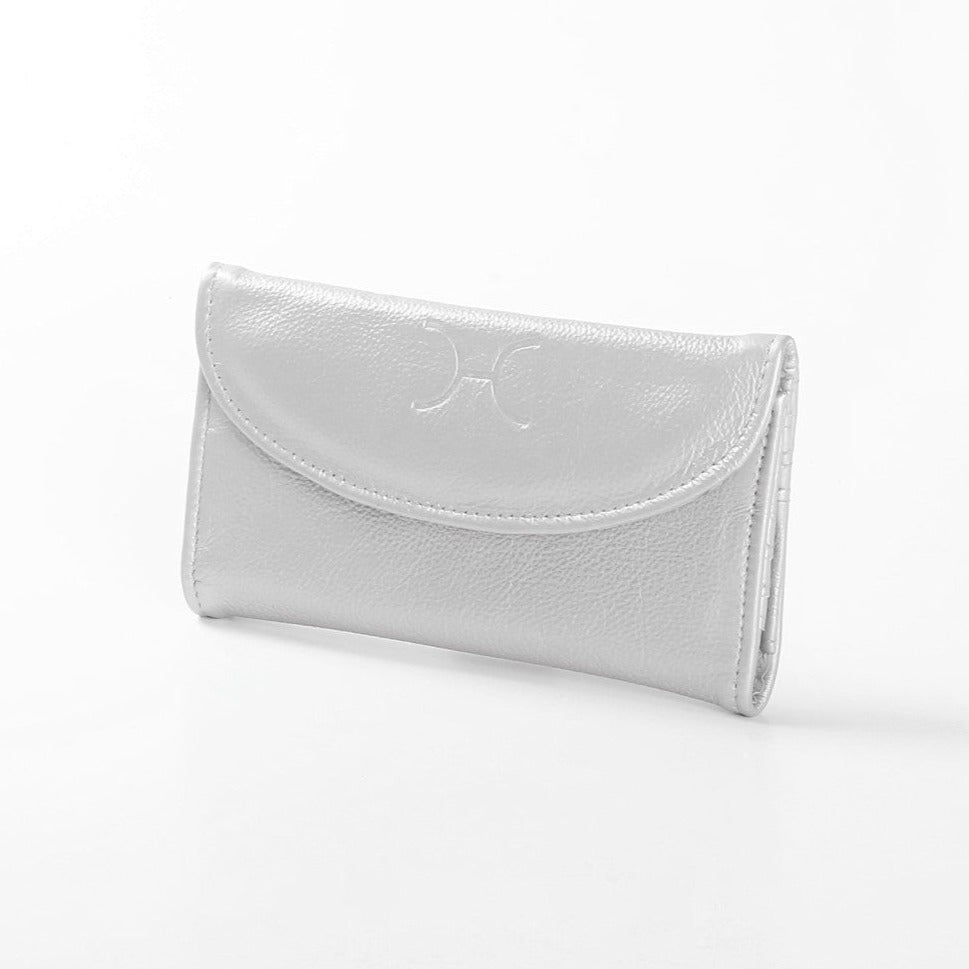 Women’s Wallet | Genuine Leather | Corporate Silver Leather Ladies Wallet by Thandana