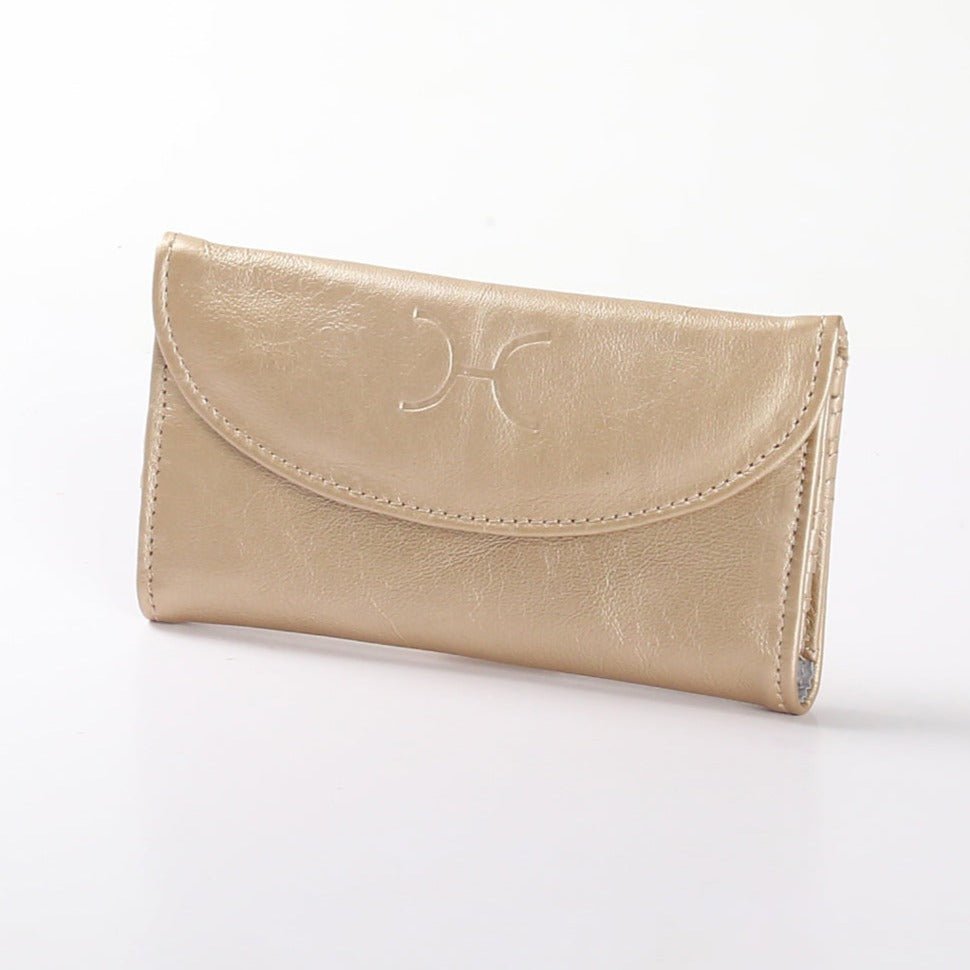 Women’s Wallet | Genuine Leather Gold Leather Ladies Wallet by Thandana