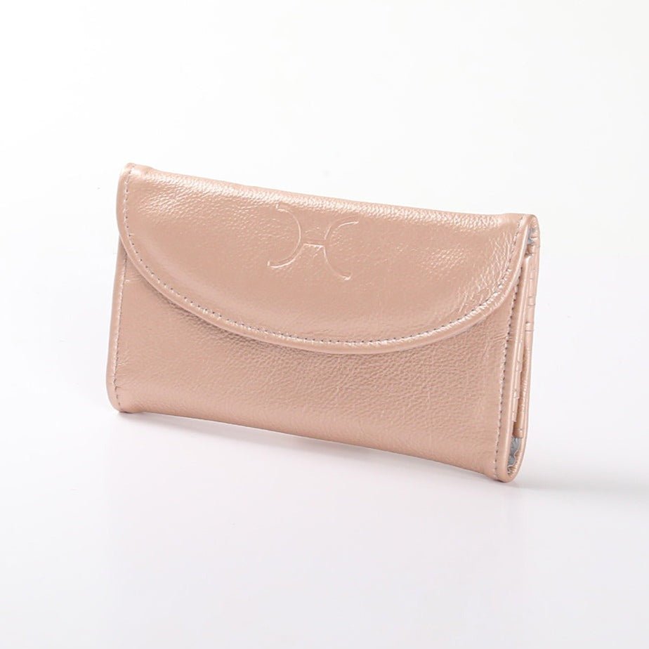 Women’s Wallet | Genuine Leather Rose Gold Leather Ladies Wallet by Thandana