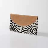 Women’s Wallet | Laminated Fabric with Genuine Leather Nomad Stripe - Pitch Ladies Wallet by Thandana