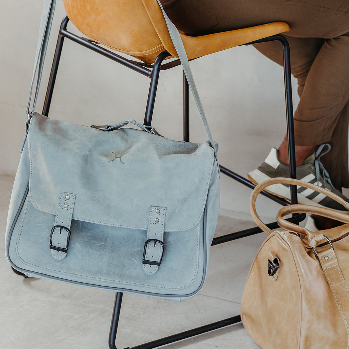 Work Satchel | Genuine Leather Work Satchel by Thandana