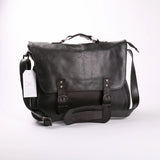Work Satchel | Genuine Leather | Corporate Black Leather Work Satchel by Thandana
