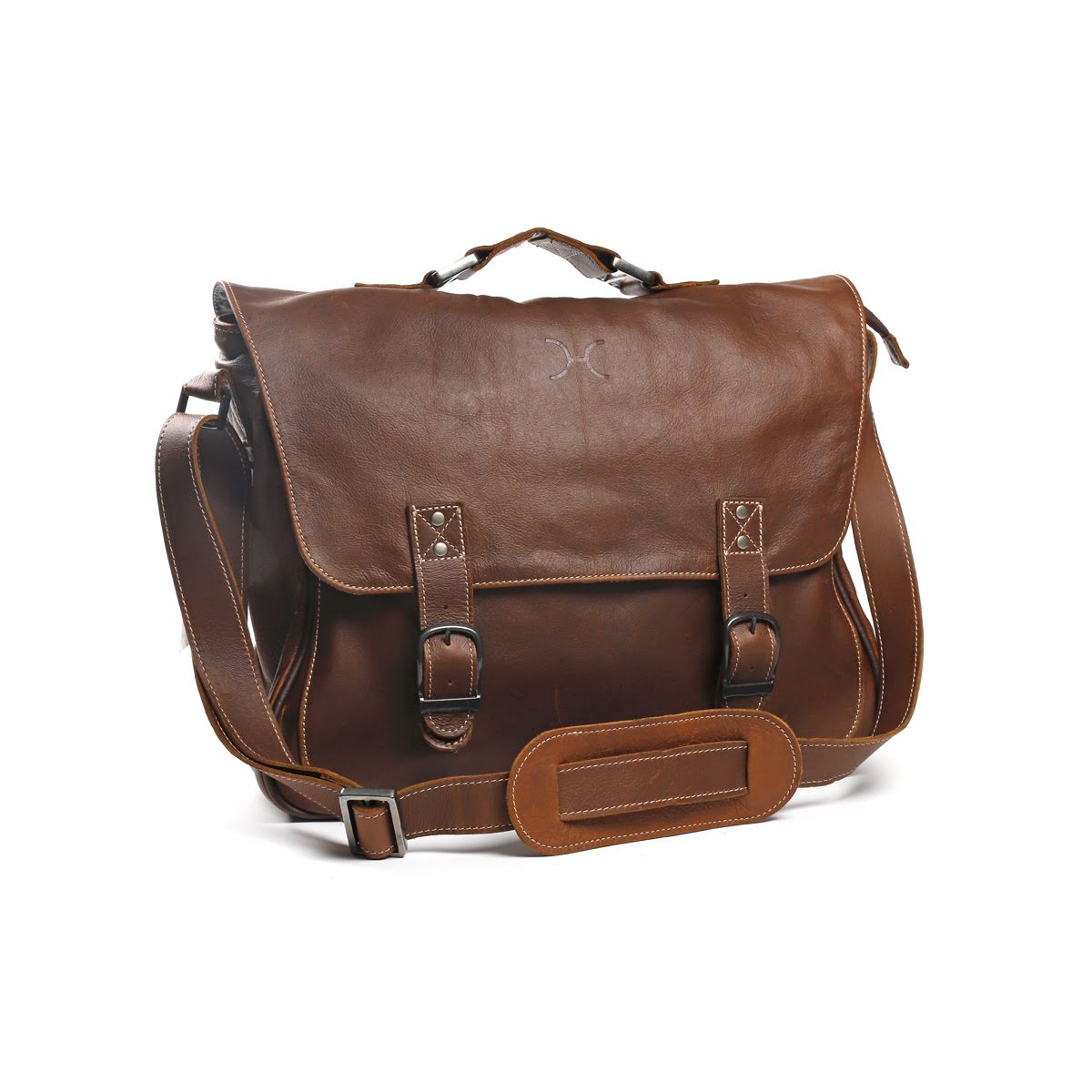 Work Satchel | Genuine Leather | Corporate Tobac Leather Work Satchel by Thandana