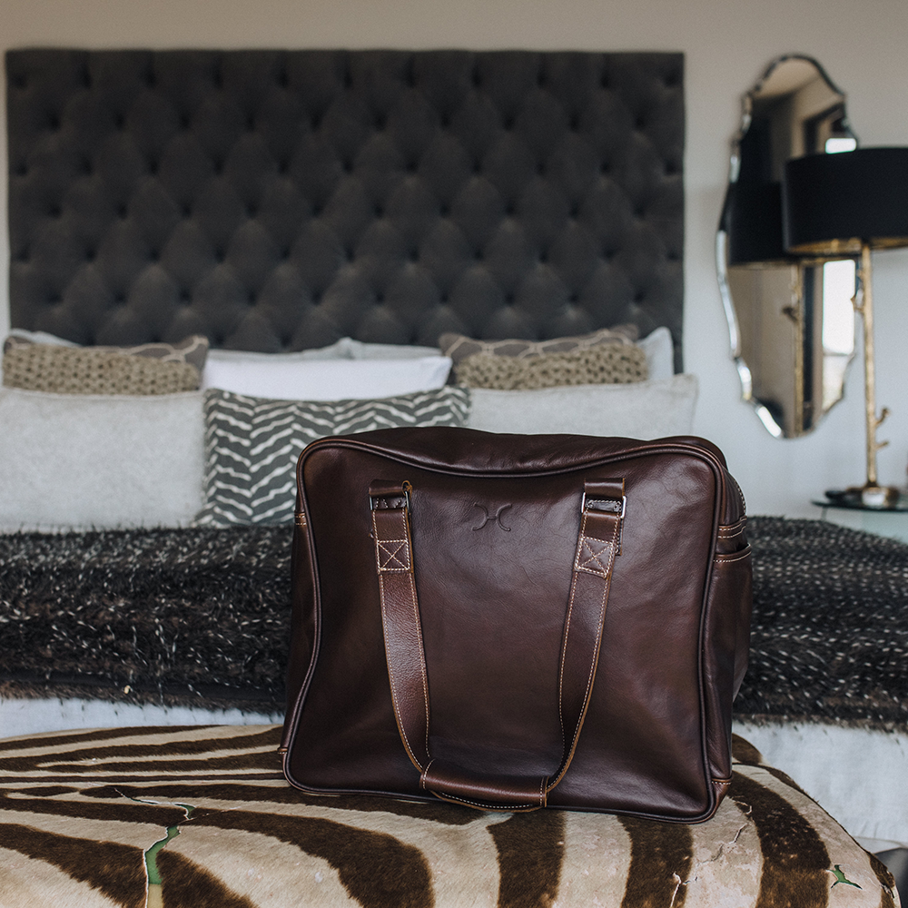 Large Weekender Luggage | Leather