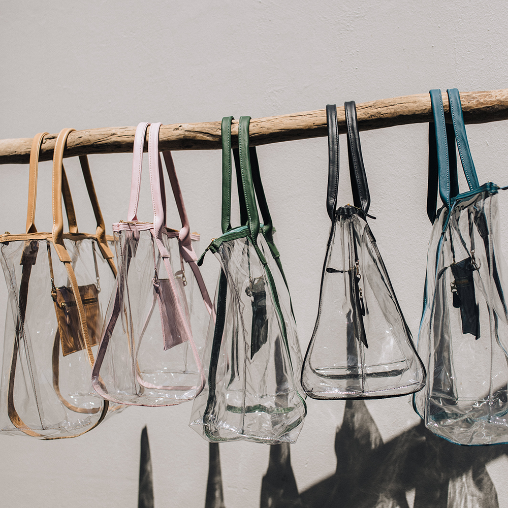 Island Hopper Tote | PVC & Leather