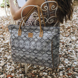 Utility Shopper Bag | Laminated Fabric