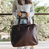 Large Weekender Luggage | Leather