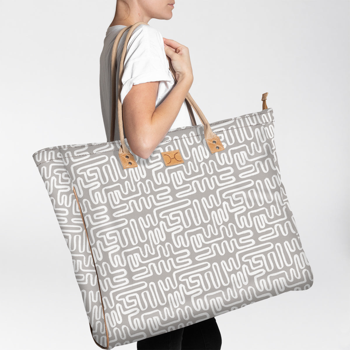 Beach Jumbo Bag Laminated Fabric RTS