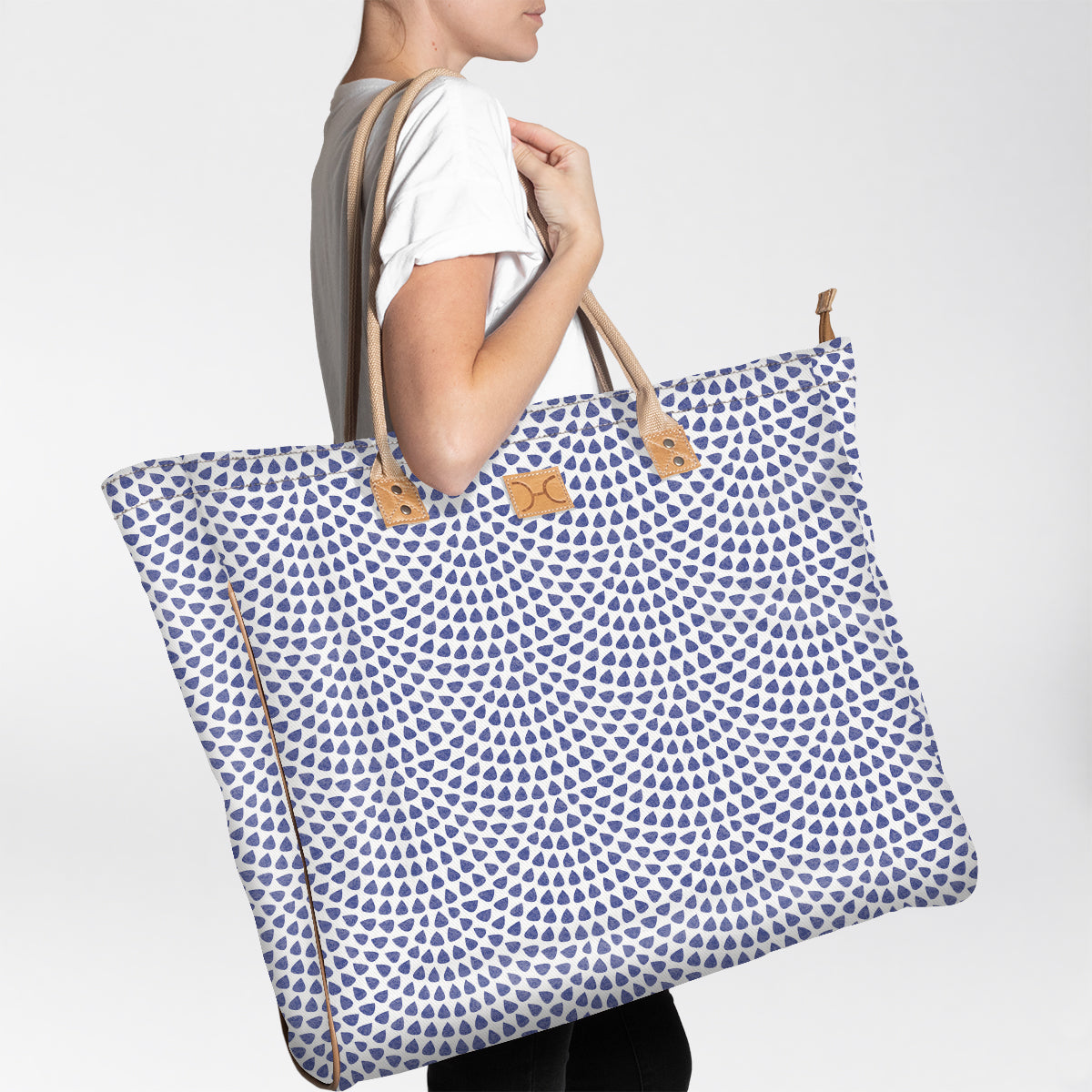 Beach Jumbo Bag Laminated Fabric RTS