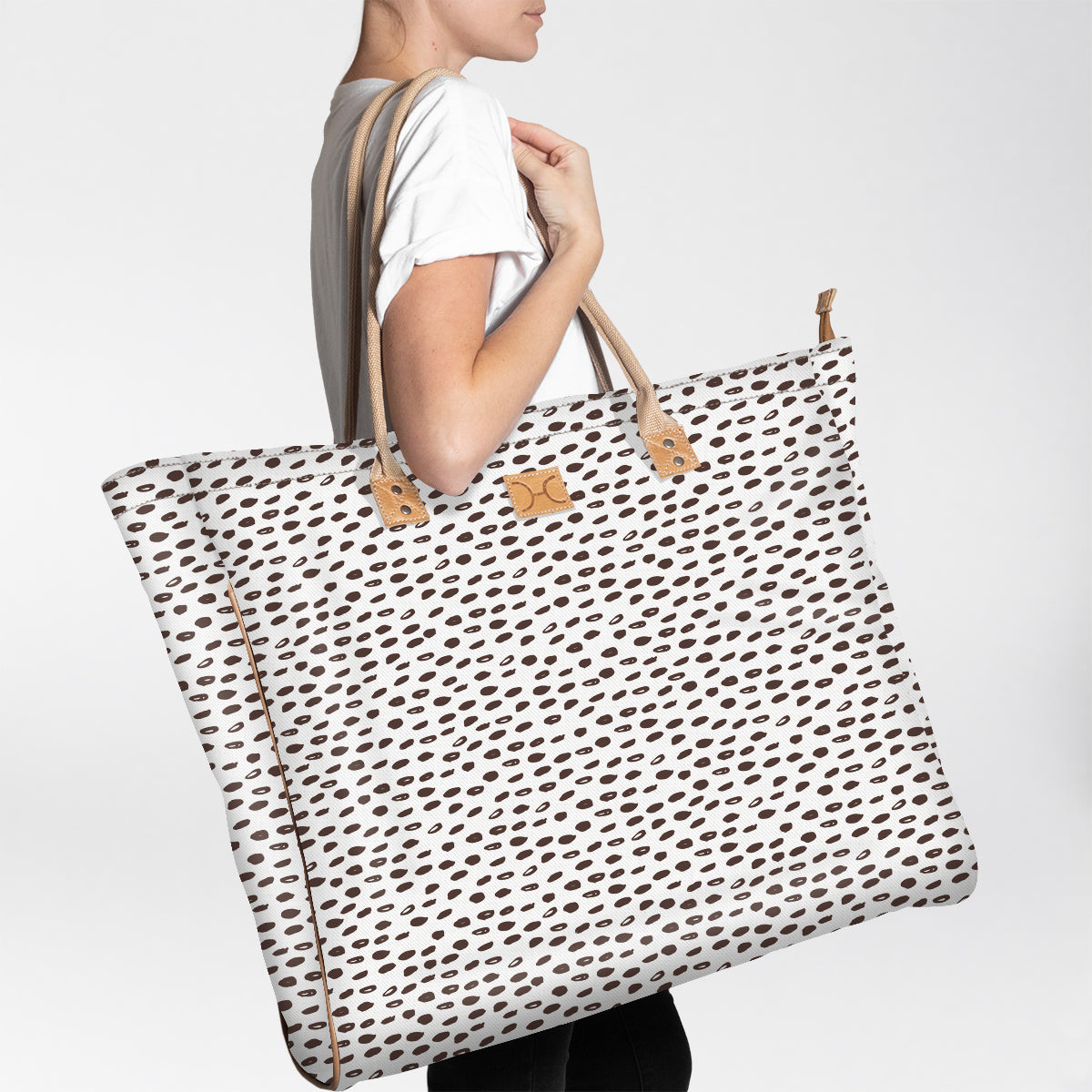 Beach Jumbo Bag Laminated Fabric RTS