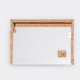 Clear Document Pouch Laminated Fabric RTS